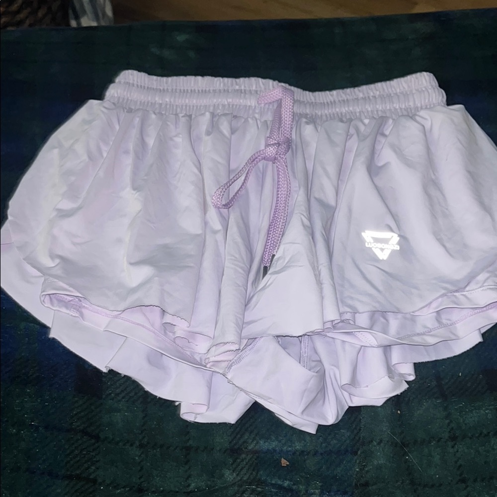 Women's Lavender Athletic Shorts